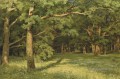 Le paysage classique de la défrichement des forêts Ivan Ivanovitch arbres